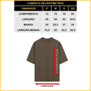 Camiseta Oversized Marrom